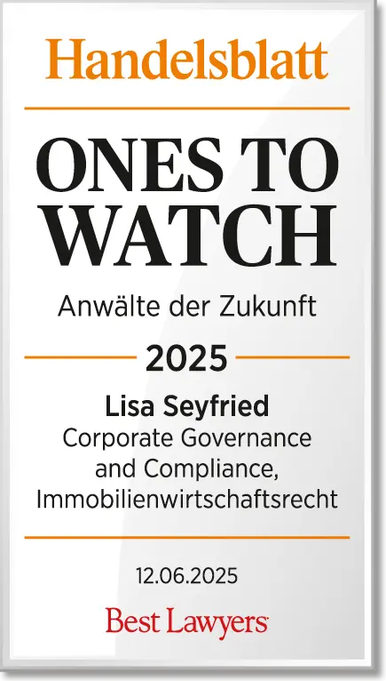 Best Lawyers - Ones to Watch in Germany - 2026 Edition -  Lisa Seyfried