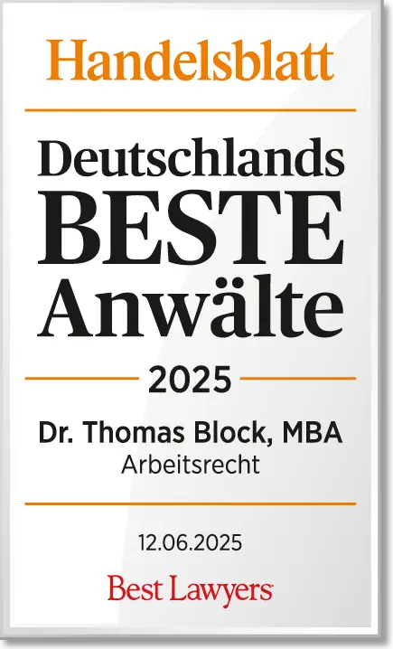 The Best Lawyers in Germany 2026 Edition - Dr. Thomas Block, MBA - Employment