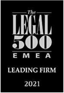 Czech Republic Legal 500 2021 EMEA – Corporate and M&A